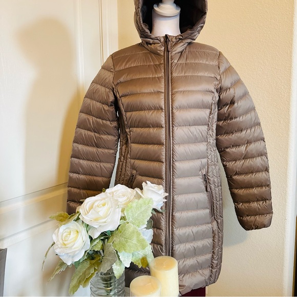 NEW AVENTURE Women's Tan Puffer Jacket - Picture 5 of 11